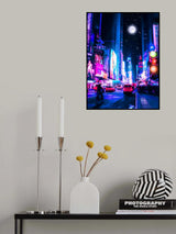 Moon City Poster och Canvastavla
