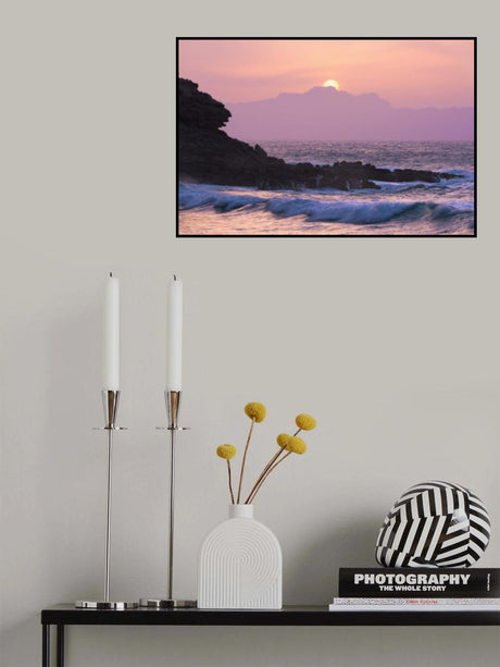 Purple Morning Poster och Canvastavla
