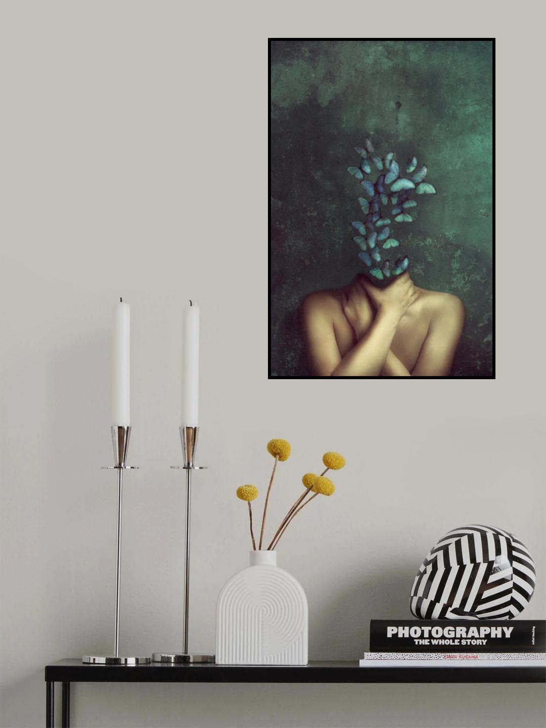 In my head butterflies Poster och Canvastavla