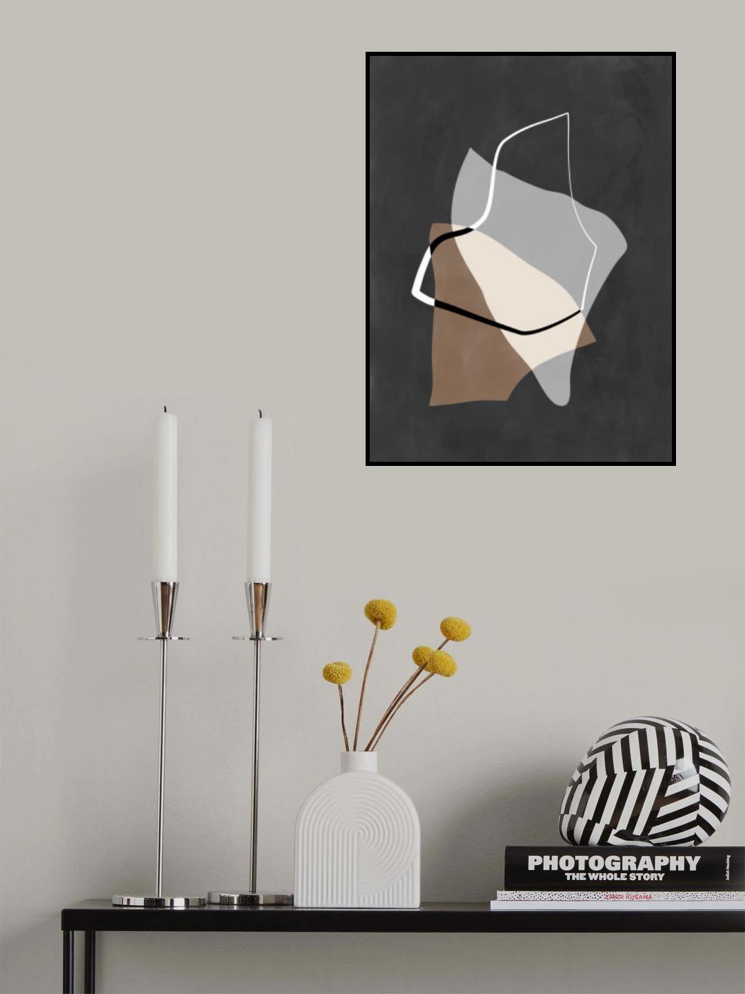 3x4 Aspectratioabstract80 Poster och Canvastavla