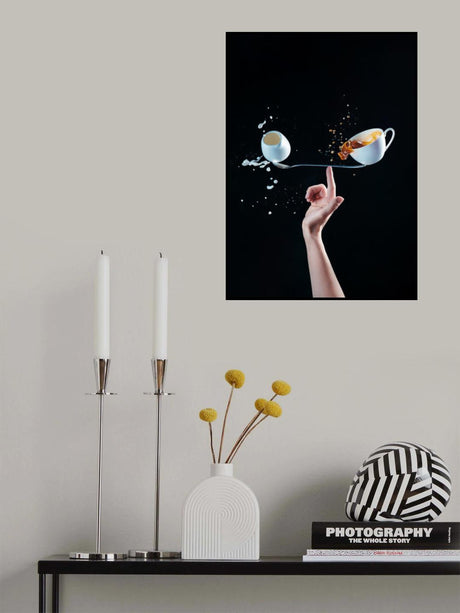 Perfectly Balanced Coffee Poster och Canvastavla