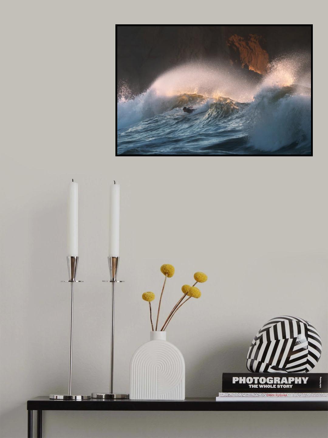 Surfer Poster och Canvastavla