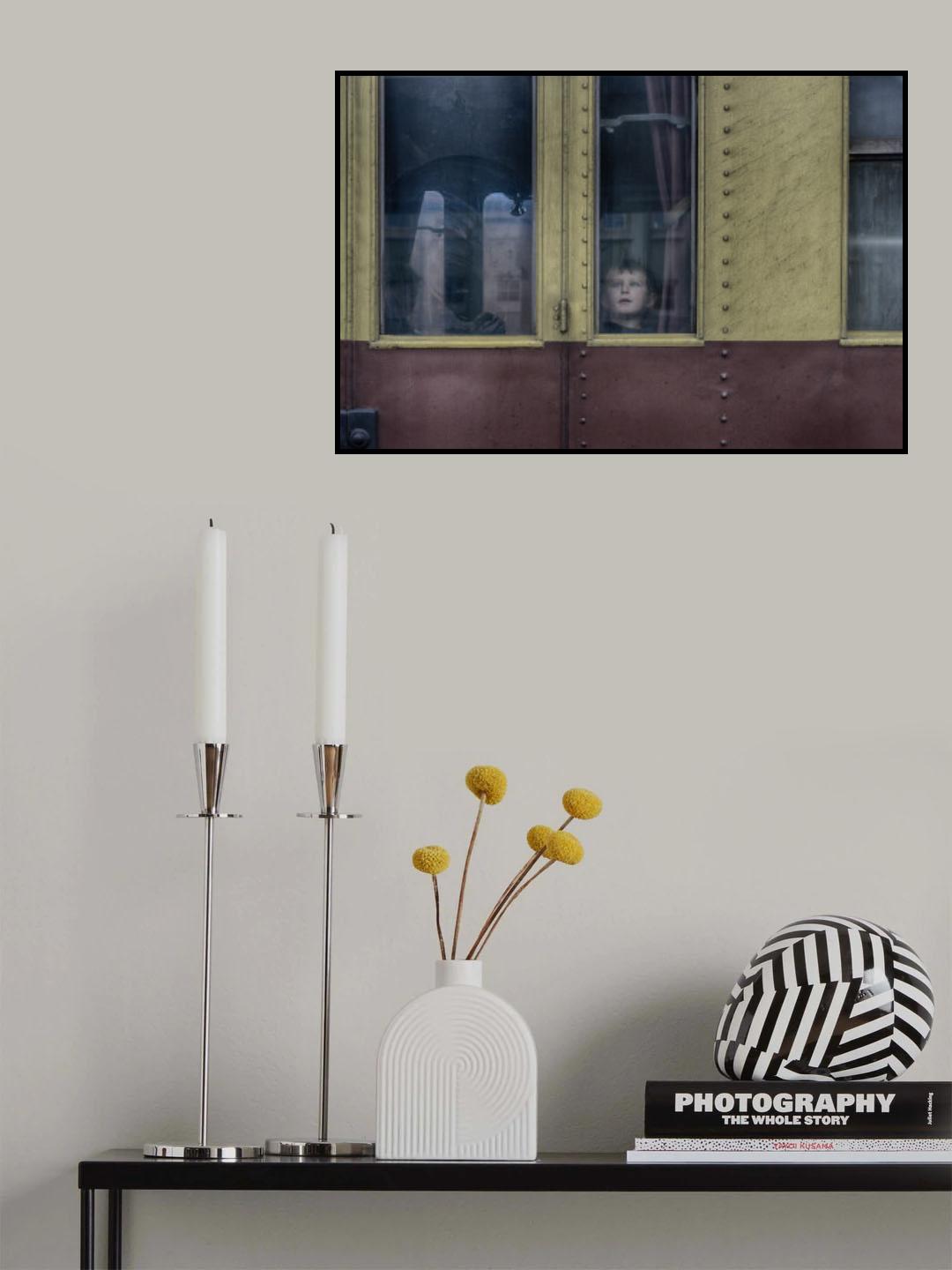 Old Railway Poster och Canvastavla