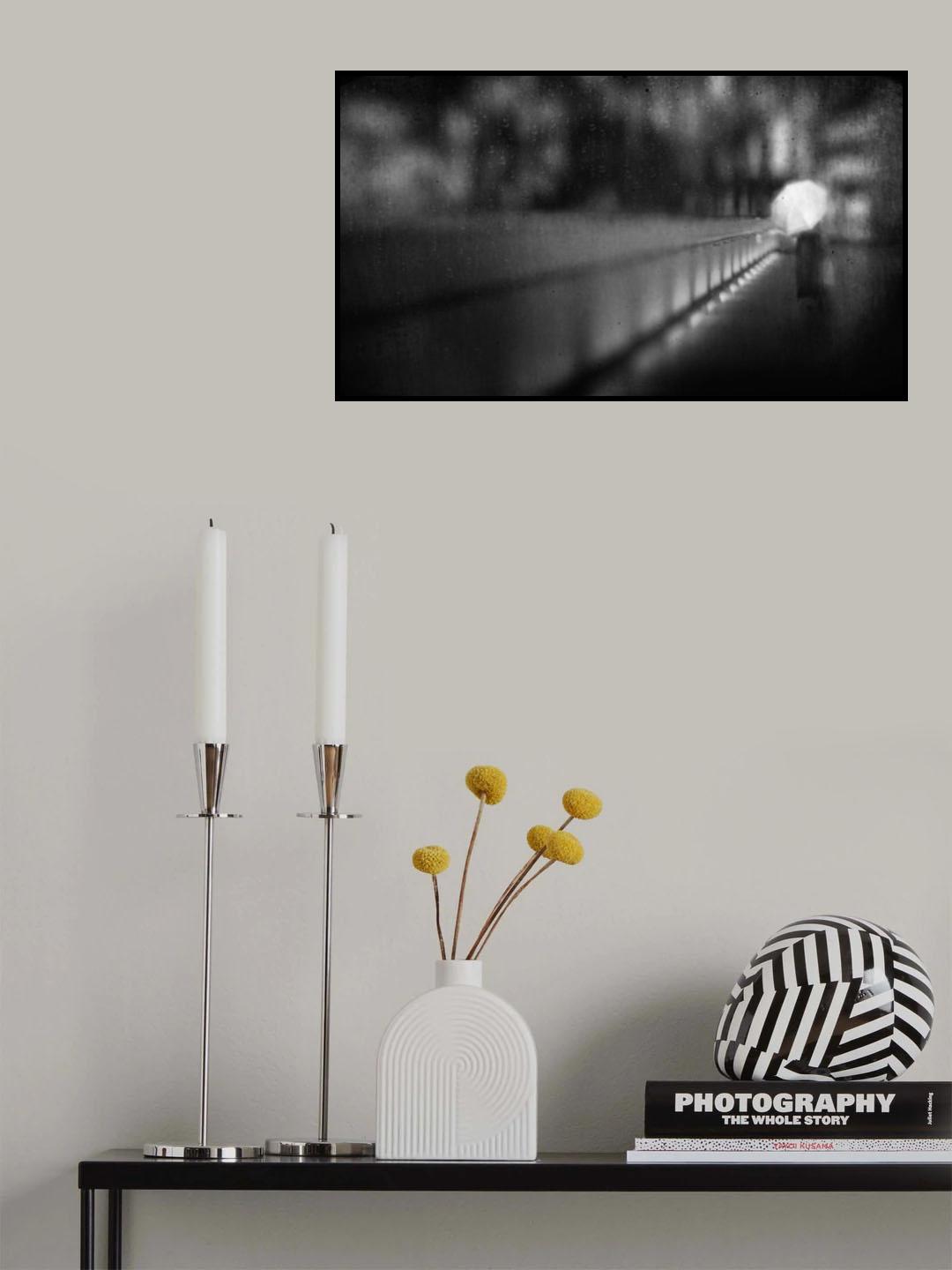 Rainy night Poster och Canvastavla