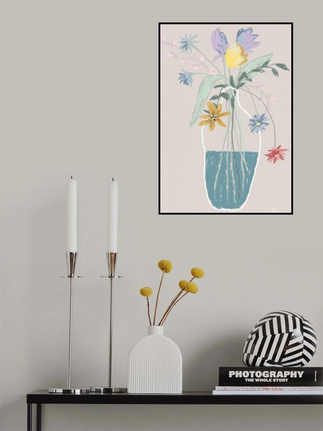 Flower Bouquet Poster och Canvastavla