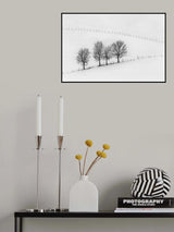 Winter Geometry Poster och Canvastavla