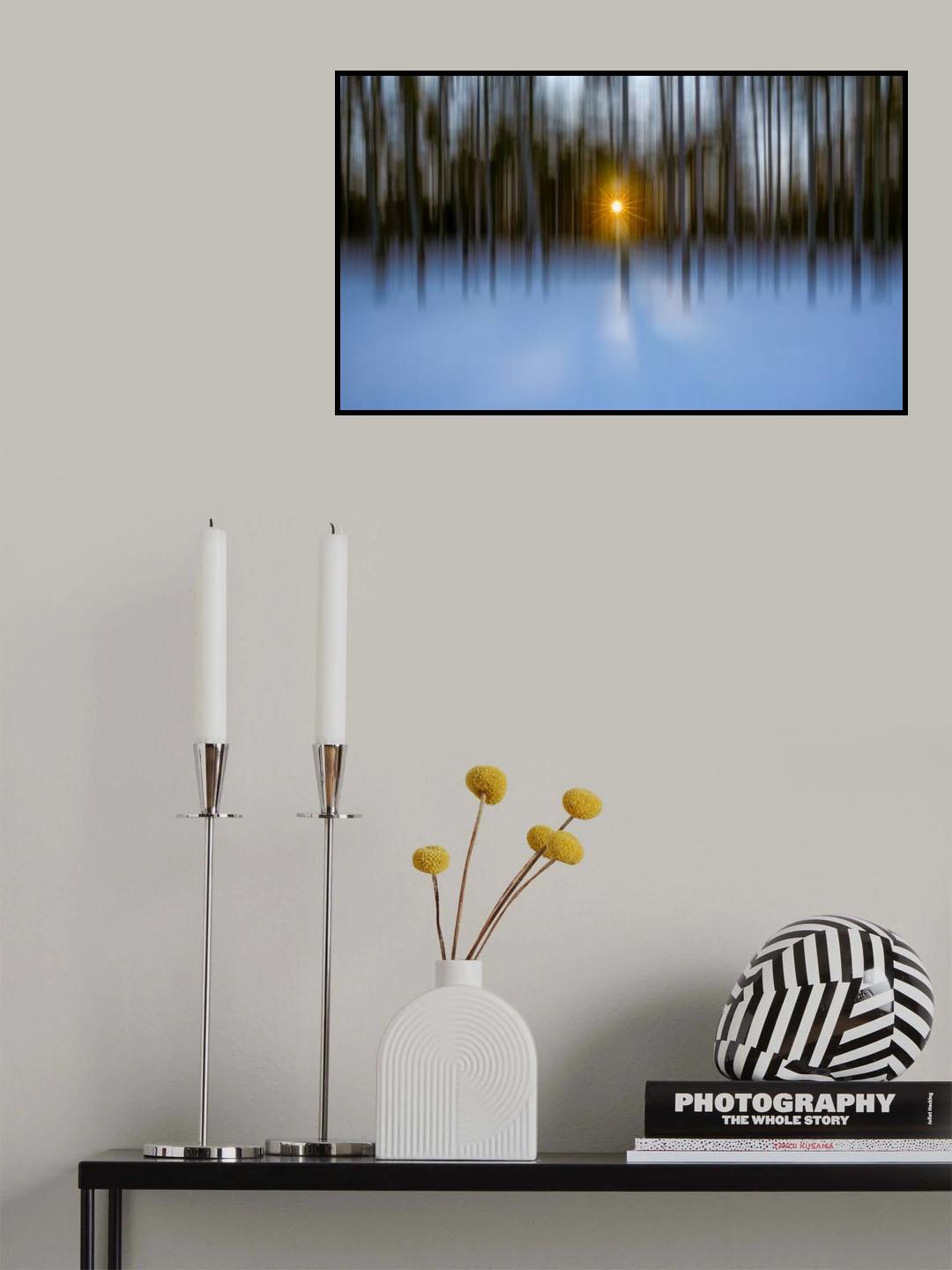 Sunset in the Winter Poster och Canvastavla