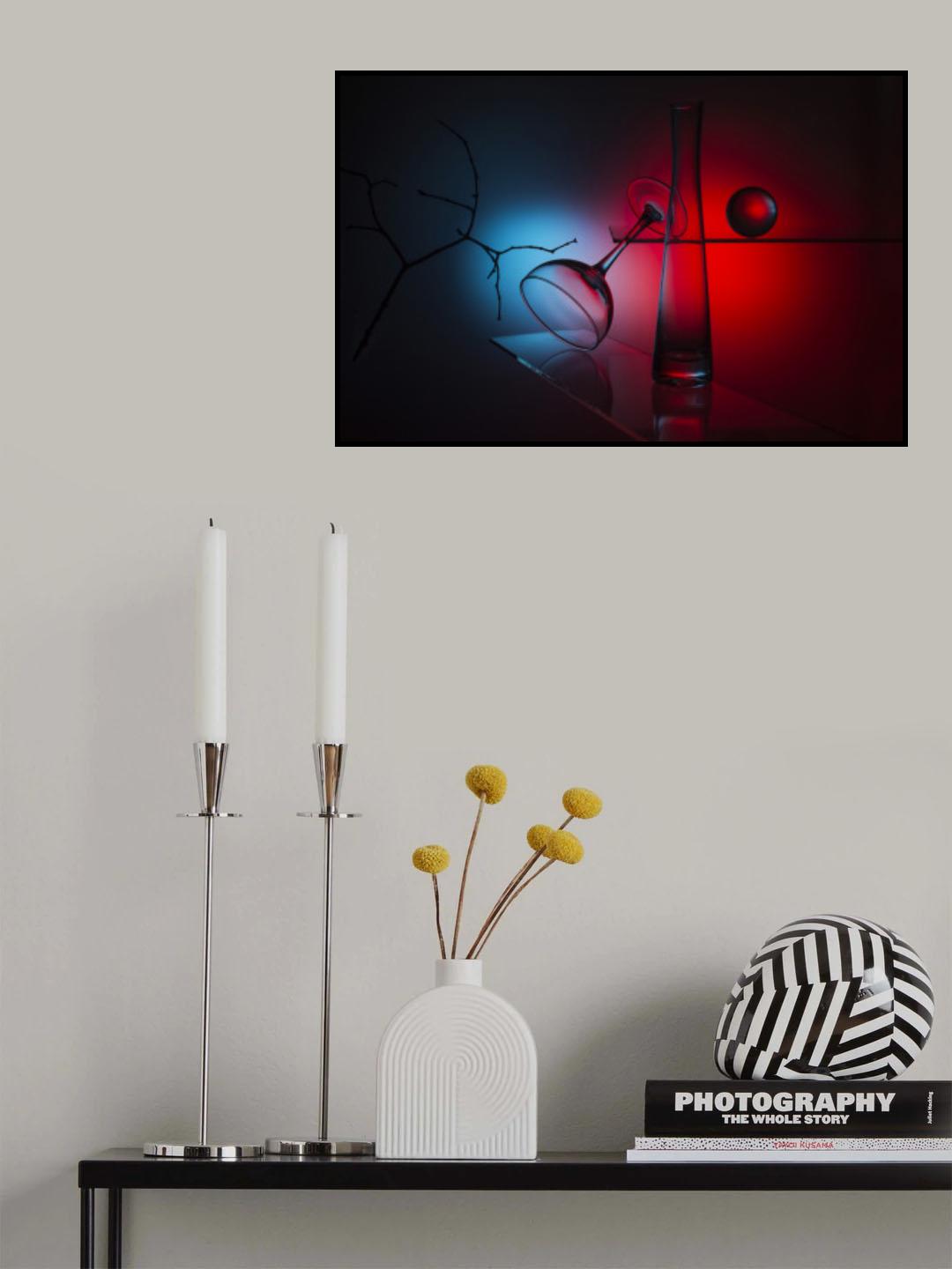 From the series "Experiments with glass" Poster och Canvastavla