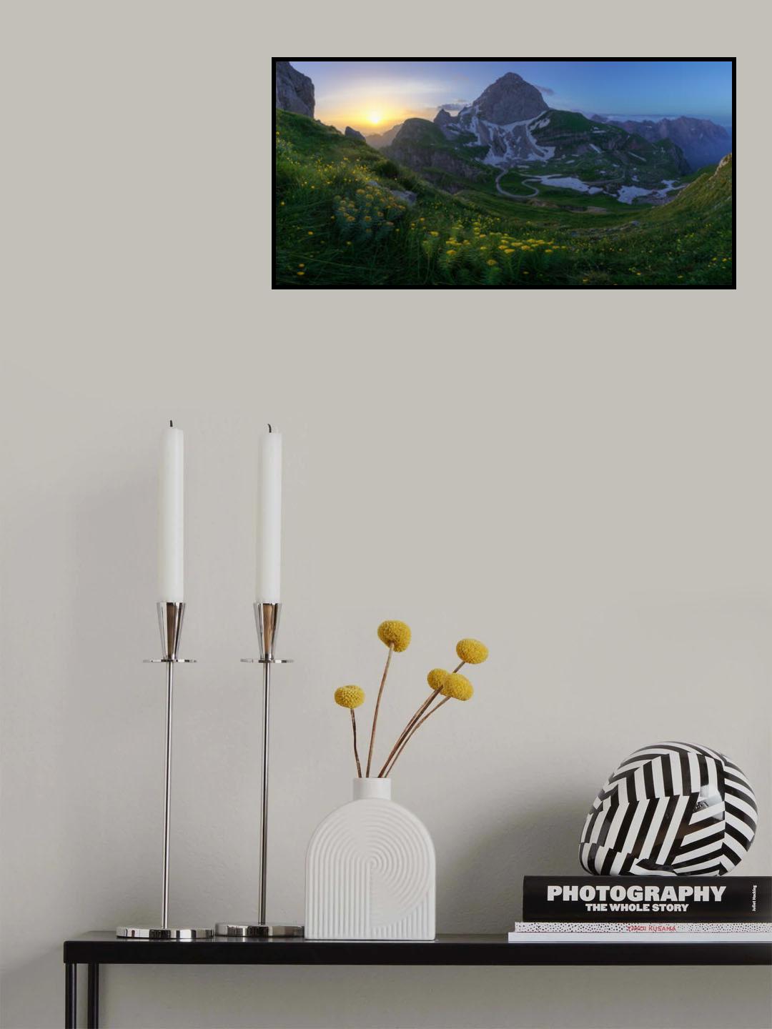 Morning in the mountains Poster och Canvastavla