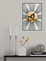 Black Gold Sun Yoga 2 Poster och Canvastavla