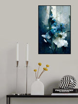 Blue Flower Bouquet Poster och Canvastavla