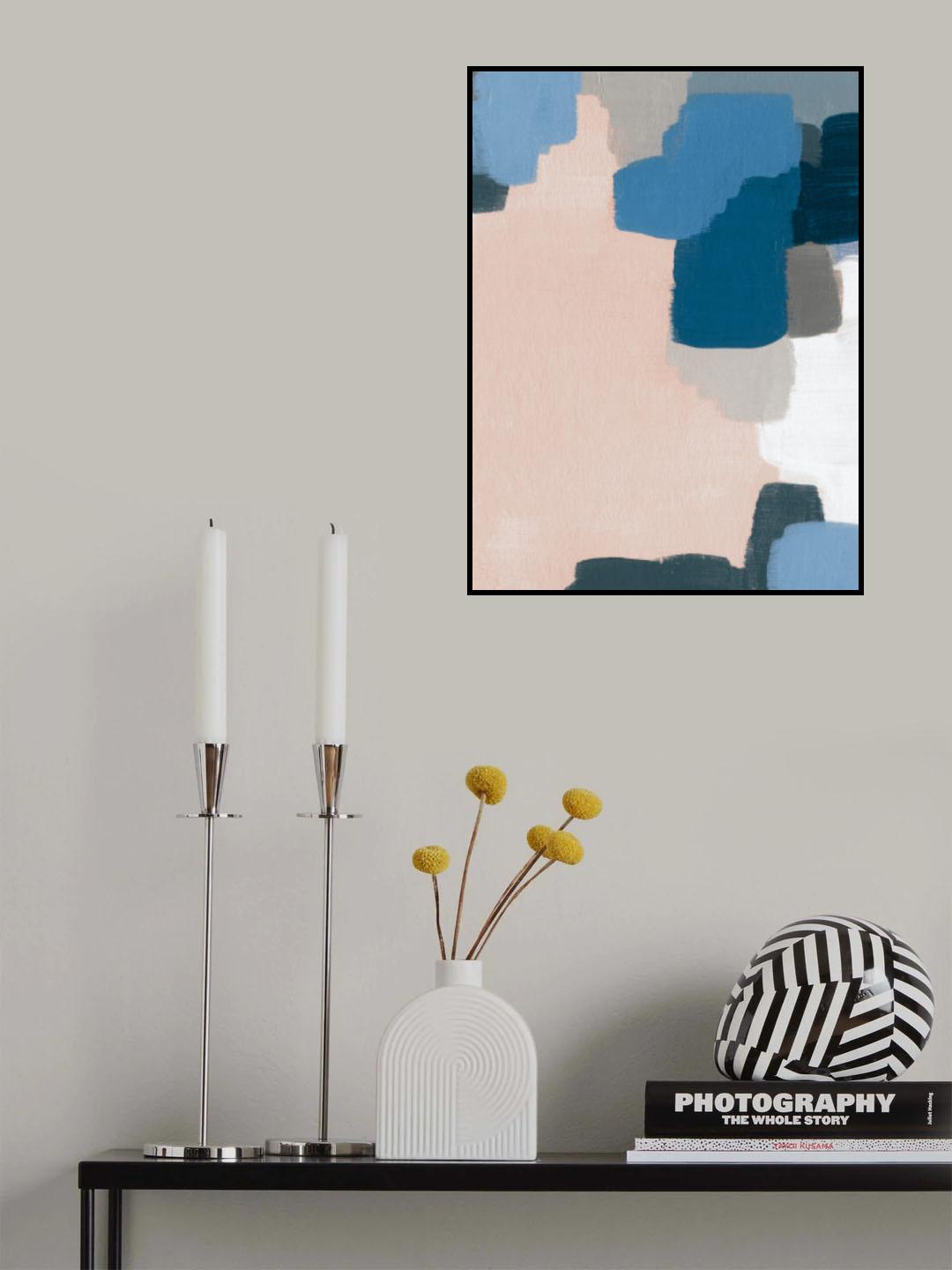 Abstract 74 Poster och Canvastavla