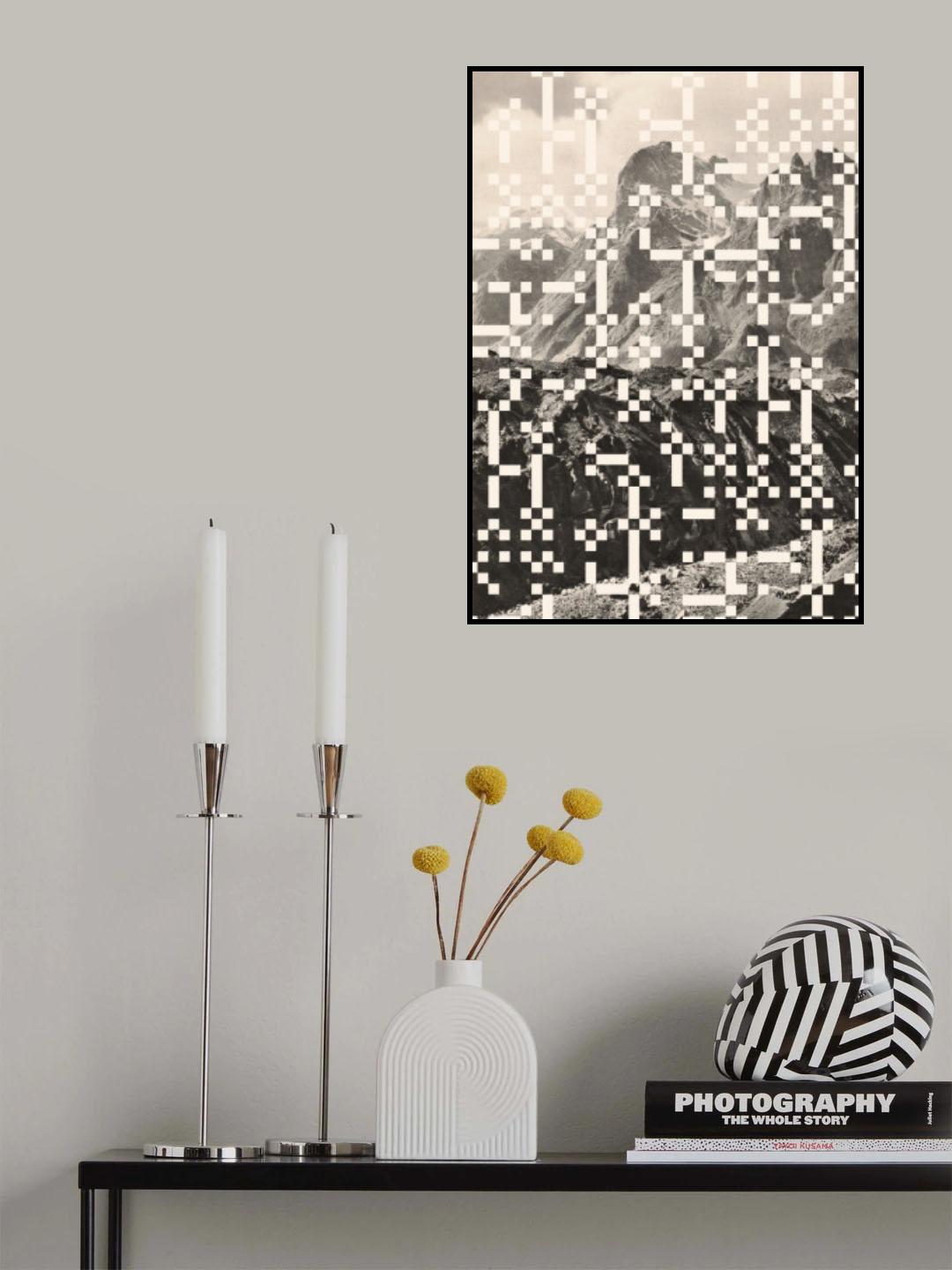 Mountainscape Poster och Canvastavla