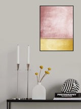 Pink and Yellow 3 Poster och Canvastavla