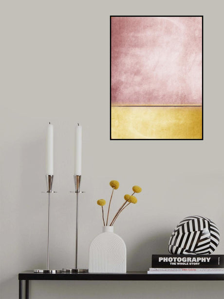 Pink and Yellow 3 Poster och Canvastavla