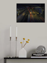 The city never sleeps. Poster och Canvastavla
