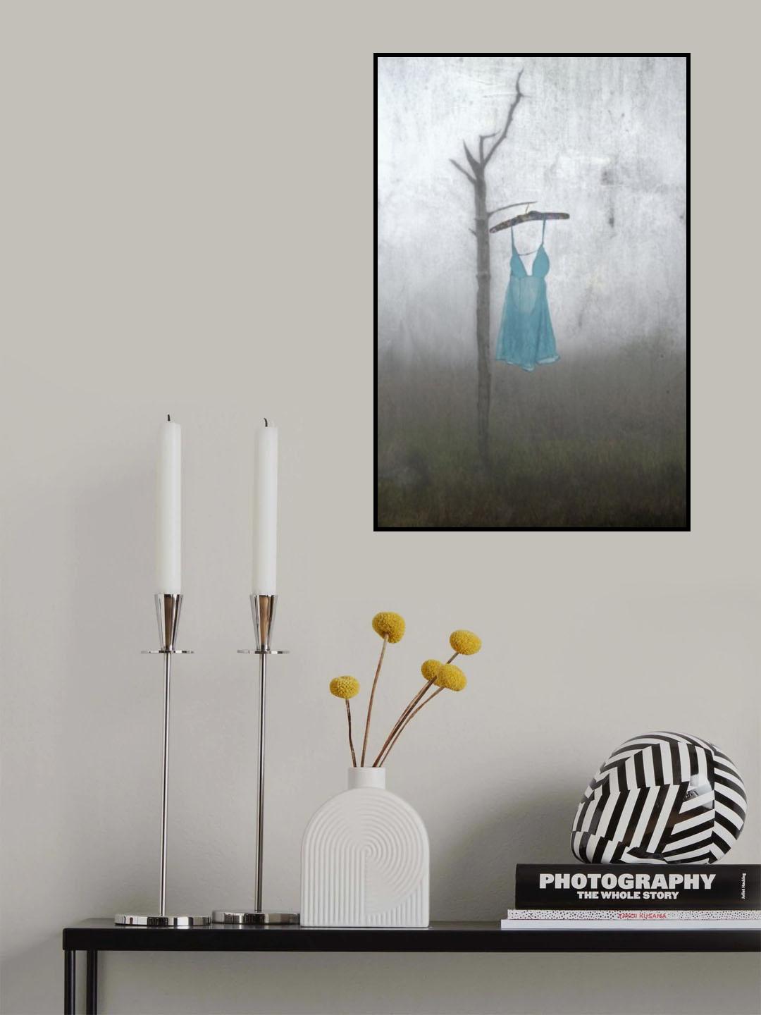 Melancholy  Blue Poster och Canvastavla
