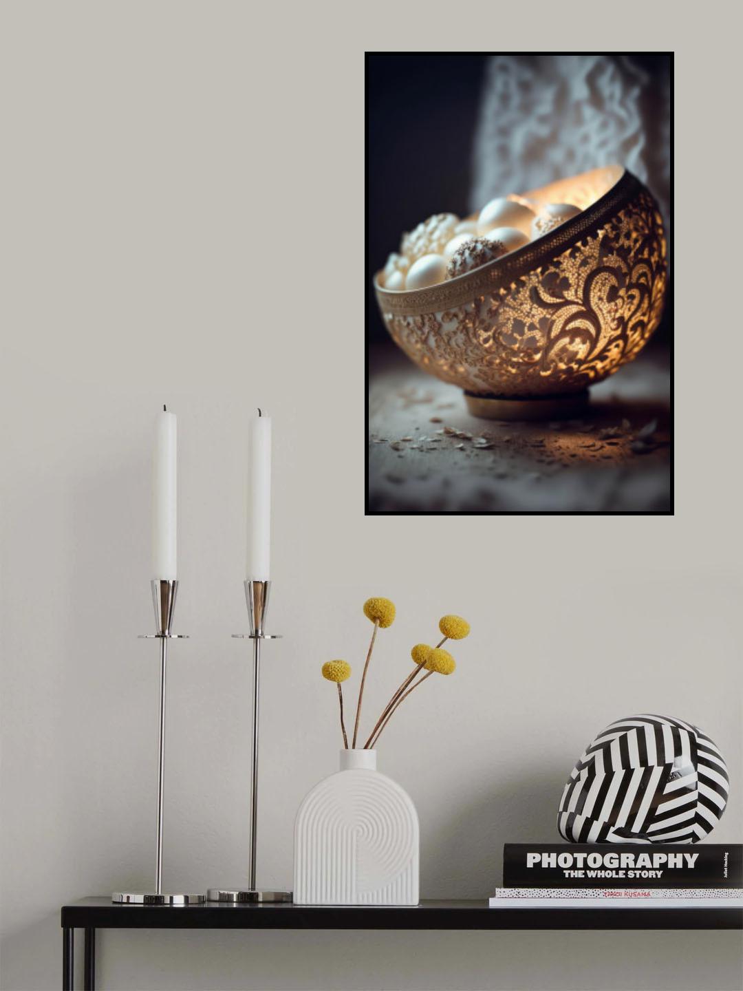 Glowing Bowl Poster och Canvastavla