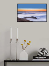 The Golden Gate Bridge in the Fog Poster och Canvastavla