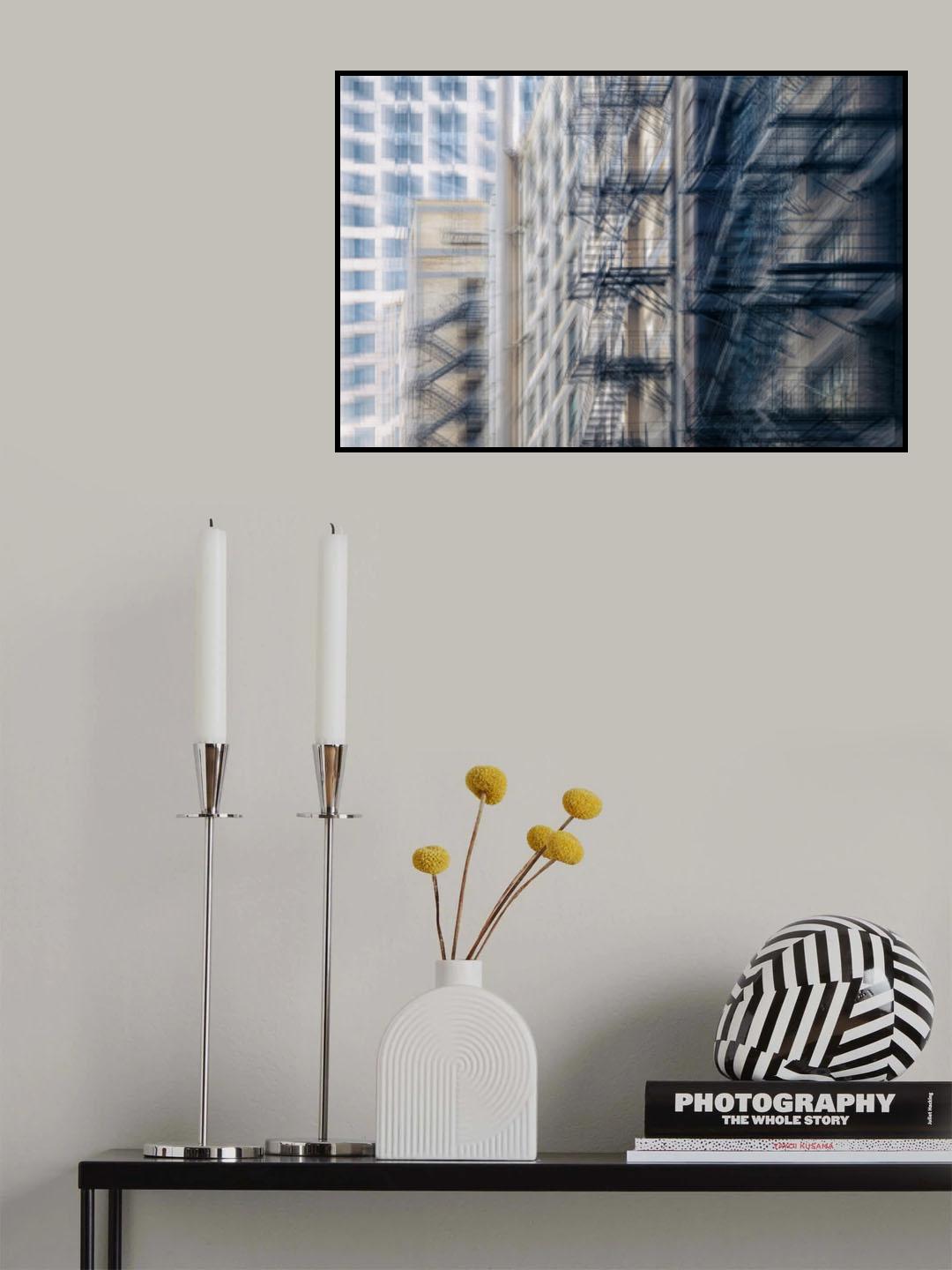 fire escape Poster och Canvastavla
