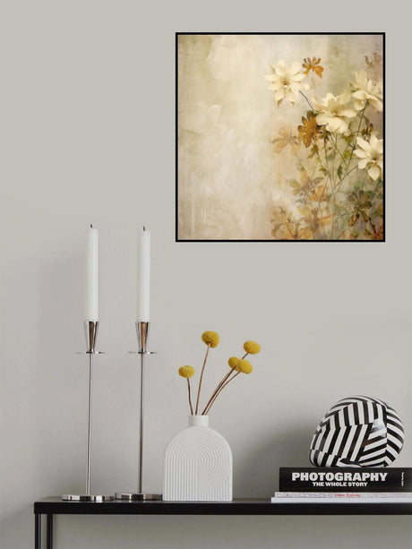 Fa Vintage Floral 48 Poster och Canvastavla
