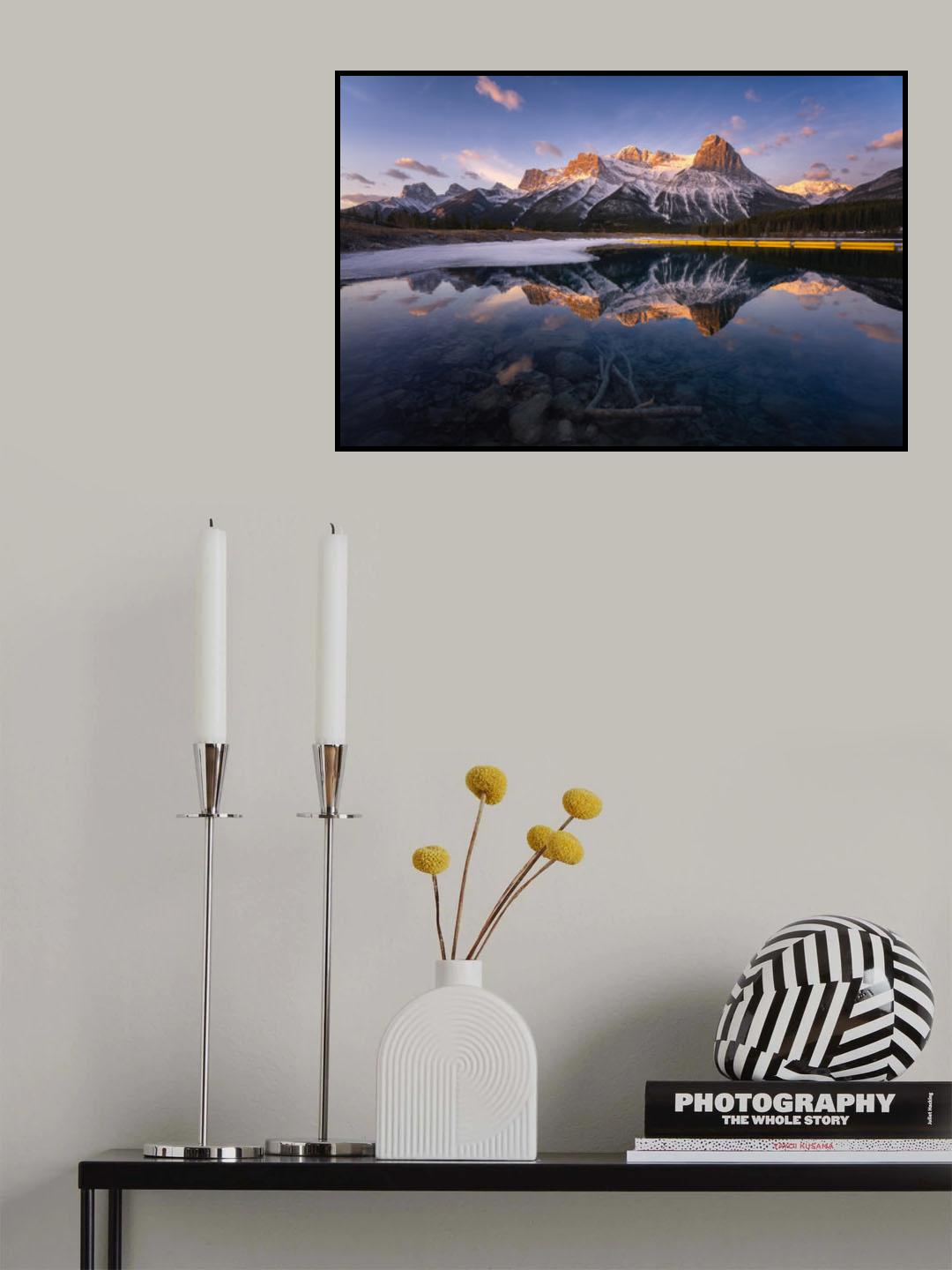 Ha Ling Peak  Morning Poster och Canvastavla