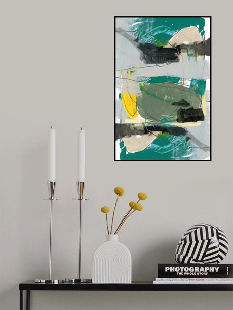Contemporary Green No1 Poster och Canvastavla
