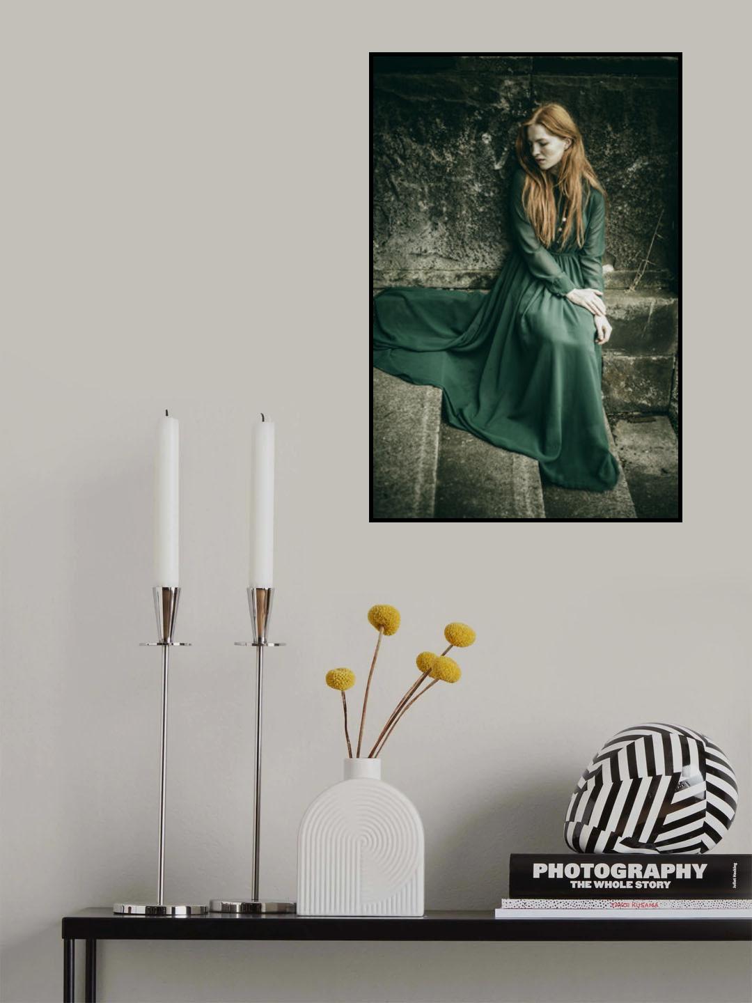 On the stairs Poster och Canvastavla