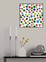 Circle Connection Multicolor Poster och Canvastavla