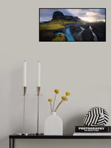 A Dramatic Evening in Iceland Poster och Canvastavla