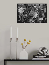 Sunset Sunrise Black &amp; White Poster och Canvastavla