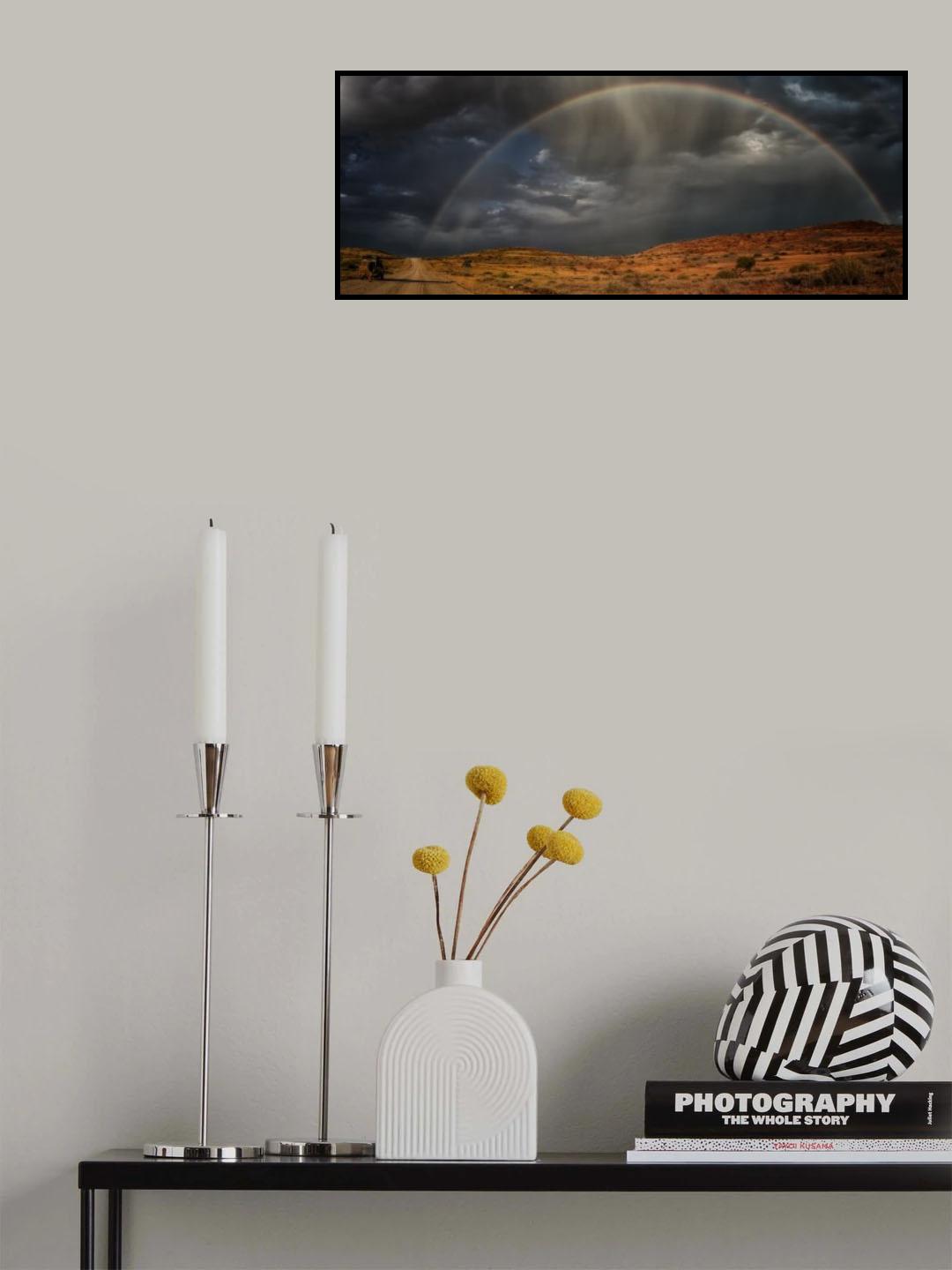 path to the rainbow Poster och Canvastavla