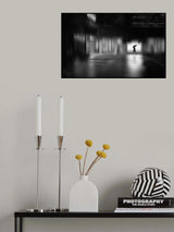 Rainy night street... Poster och Canvastavla