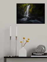 Light of Mountain Stream Poster och Canvastavla