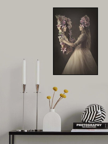 flower mirror Poster och Canvastavla