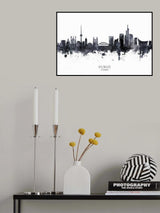 Vilnius Lithuania Skyline Poster och Canvastavla