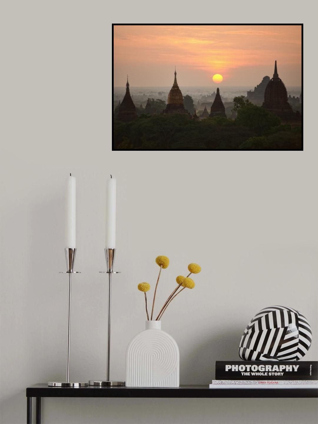 Sunrise Bagan II Poster och Canvastavla