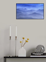 Misty Layers of Himalayan Mountains Poster och Canvastavla