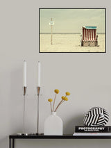 Beach chair border Poster och Canvastavla