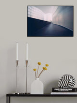 Lights and leading lines at Mudec Poster och Canvastavla