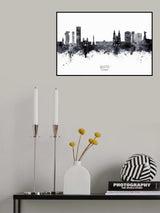 Quito Ecuador Skyline Poster och Canvastavla