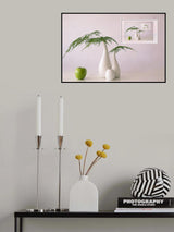 Asparagus fern &amp; apple Poster och Canvastavla