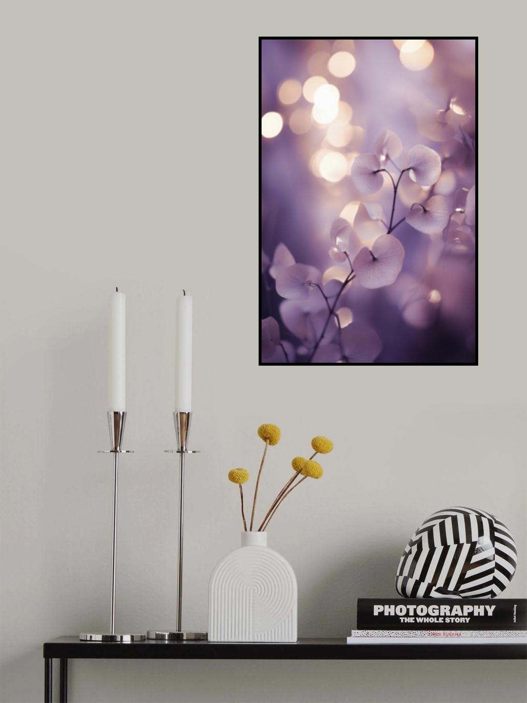 Purple Macro Poster och Canvastavla