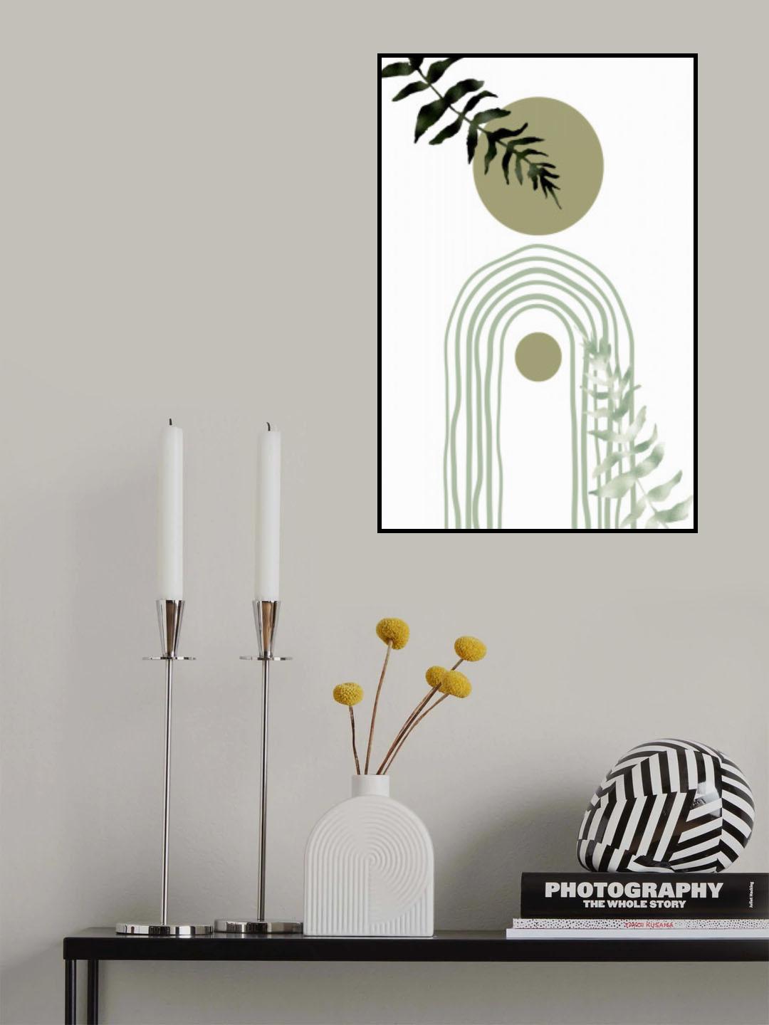 Green Bohemian Poster och Canvastavla