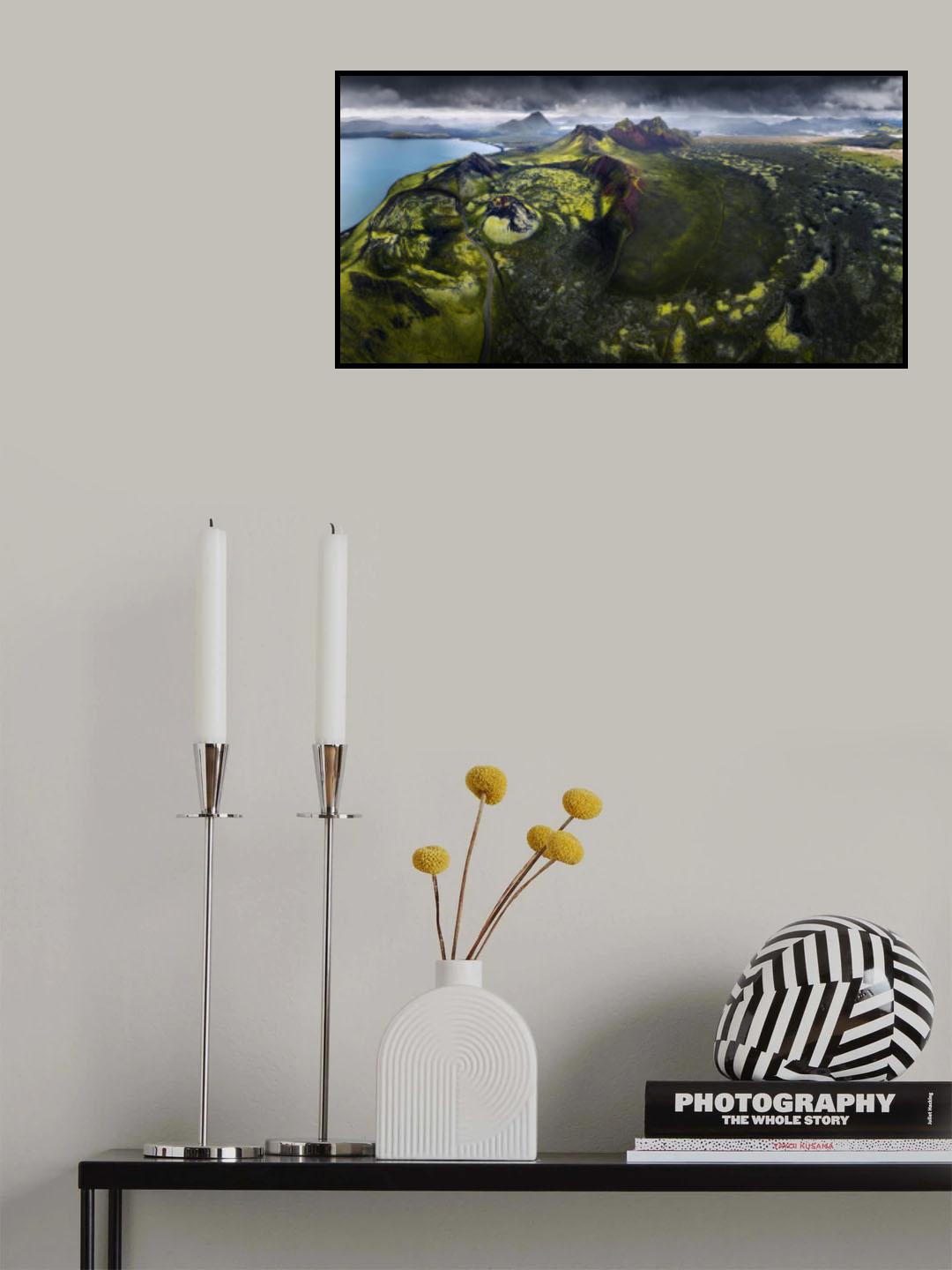 Volcano Fields Poster och Canvastavla