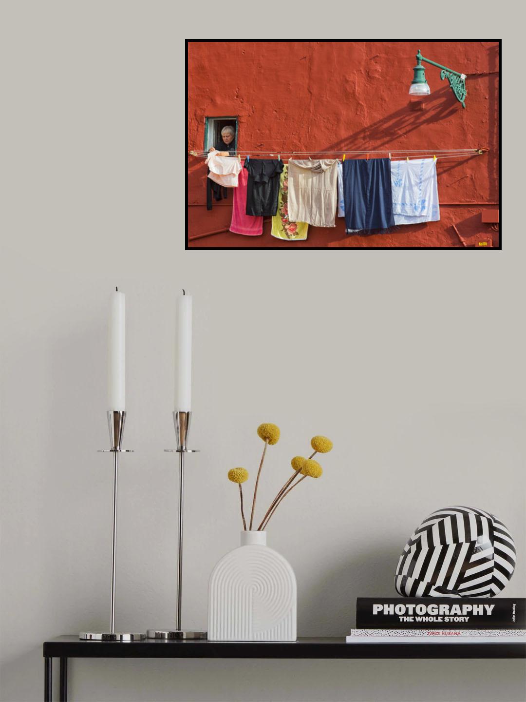 Washing day Poster och Canvastavla