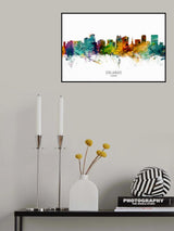 Orlando Florida Skyline Poster och Canvastavla