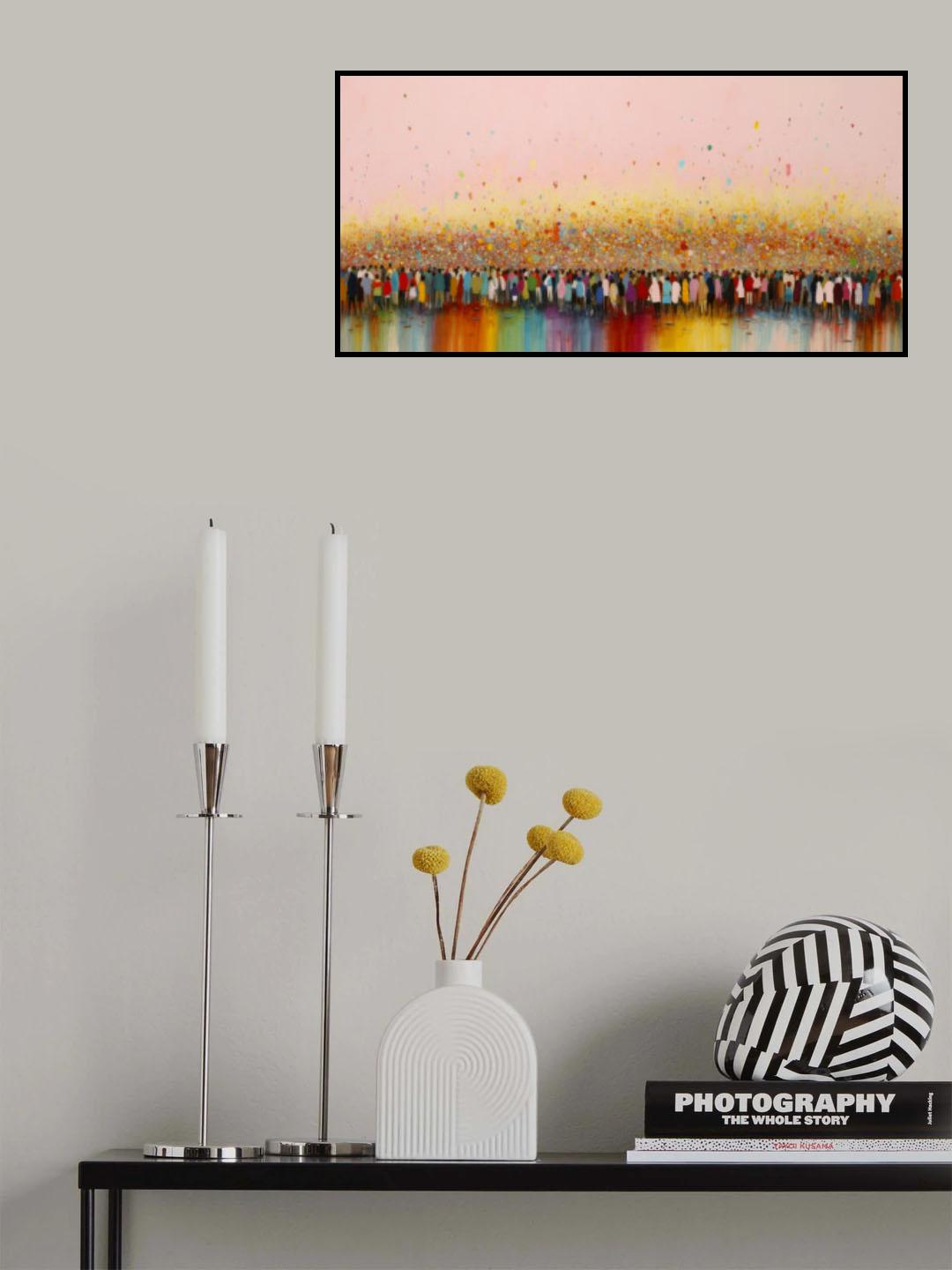 Happy Humans Poster och Canvastavla