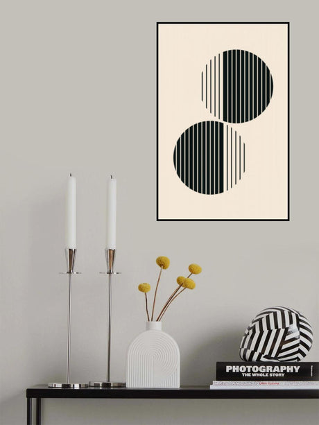 Minimal Circle Vibes #2 Poster och Canvastavla