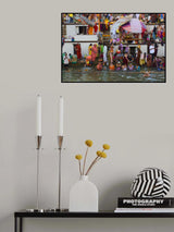 Bathing of Devotees Poster och Canvastavla